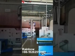 1000kg / H Nonwoven Airlaid Makinesi, İğne Delme Kalitesiz Keçe Üretim Hattı