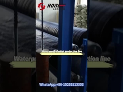 Jeosentetik kil kaplama üretim hattının çalışma süreci nedir?