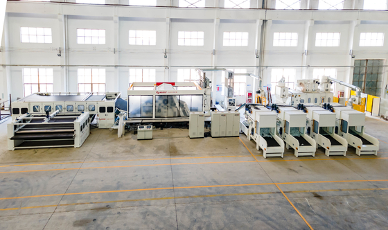 8m iğne delme dokunmamış kumaş jeotekstil üretim hattı