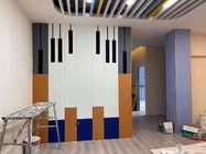 3D 9mm Kalın Çevre Dostu PET Ses Sönümleyici Dekor Akustik Duvar Panelleri