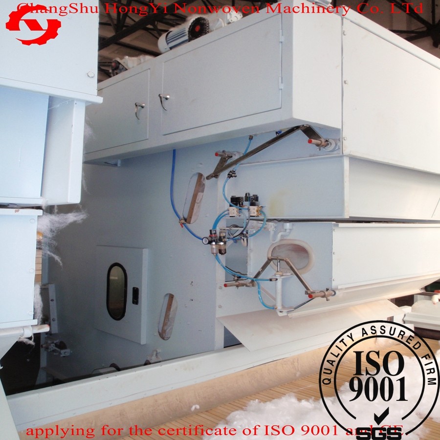 Otomatik Tartı Pamuğu Açıcı Makinesi 1100mm, Keçi Üretim Makinası Carpert Yapımı İçin 200kg / H