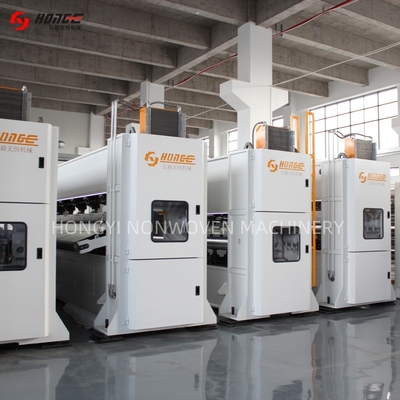 Yüksek Kapasiteli Cam Elyaf Keçesi Ön İğne Delme Makinesi 2200-8000mm 6.5 M