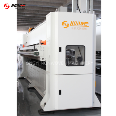 Keçe için 3800mm Yüksek hızlı dokunmamış Tekstil İğne Delme Makinesi