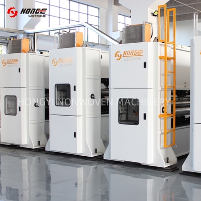 Çift İğne İğne Delme Makinesi 4m Halı / Geo-Tekstil / Rags için